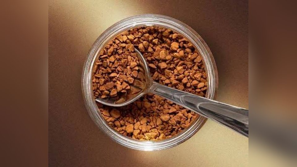 Freeze-dried instant coffee